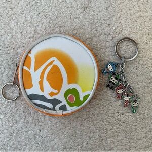 RARE Beijing 2008 Olympics Coin Purse with Keychain